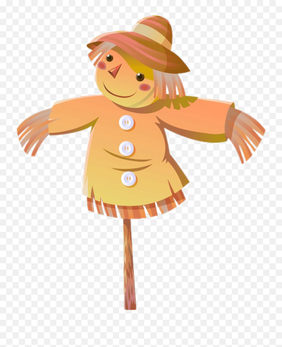 Download Scarecrow Sticker - Man Of Straw Clipart Png Image Transparent Straw Man Clipart Emoji,Scarecrow Clipart