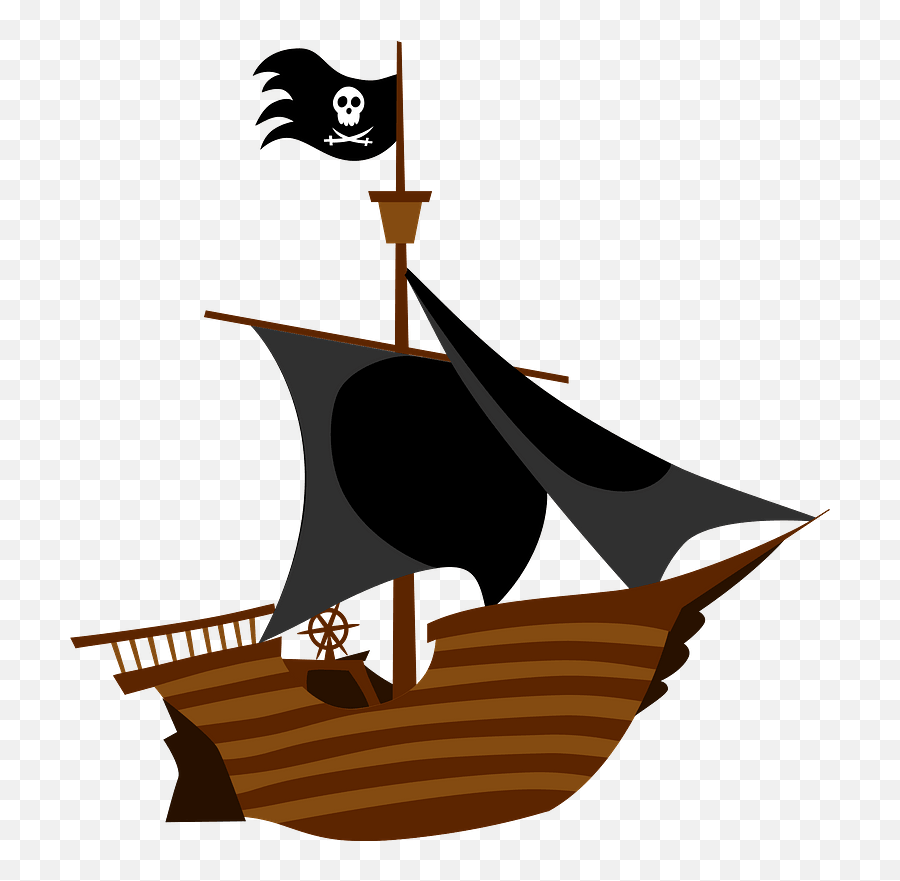 Pirate Ship Clipart Free Download Transparent Png Creazilla - Marine Architecture Emoji,Ship Transparent