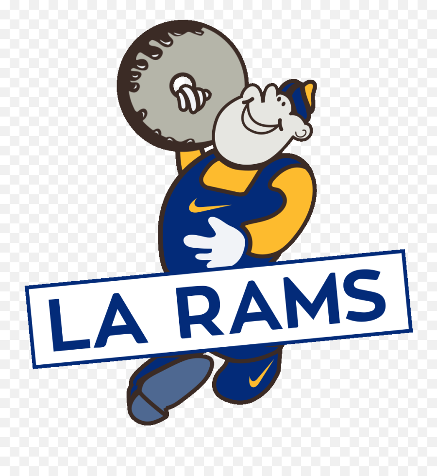 Nike La Rams - La Rams La Logo Gif Emoji,La Rams Logo