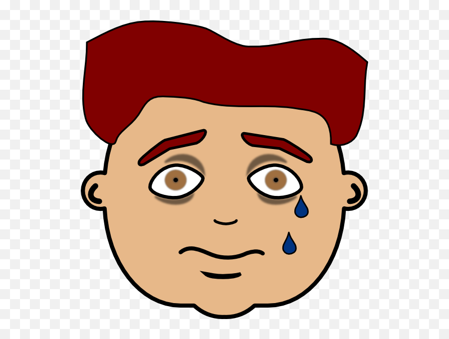 Glad - Clipart Sad Crying Face Emoji,Sad Clipart