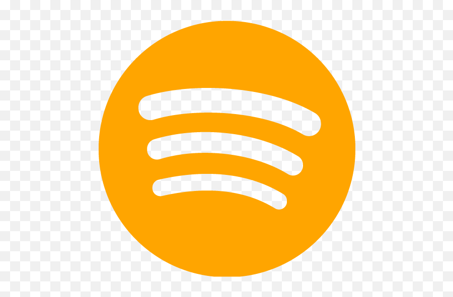 Orange Spotify Icon - Orange Spotify Icon Emoji,Spotify Logo