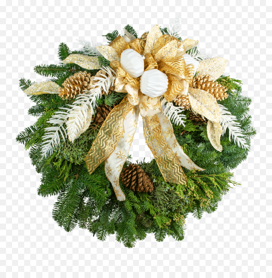 Holiday Winter White Wreath Emoji,Holiday Wreath Png