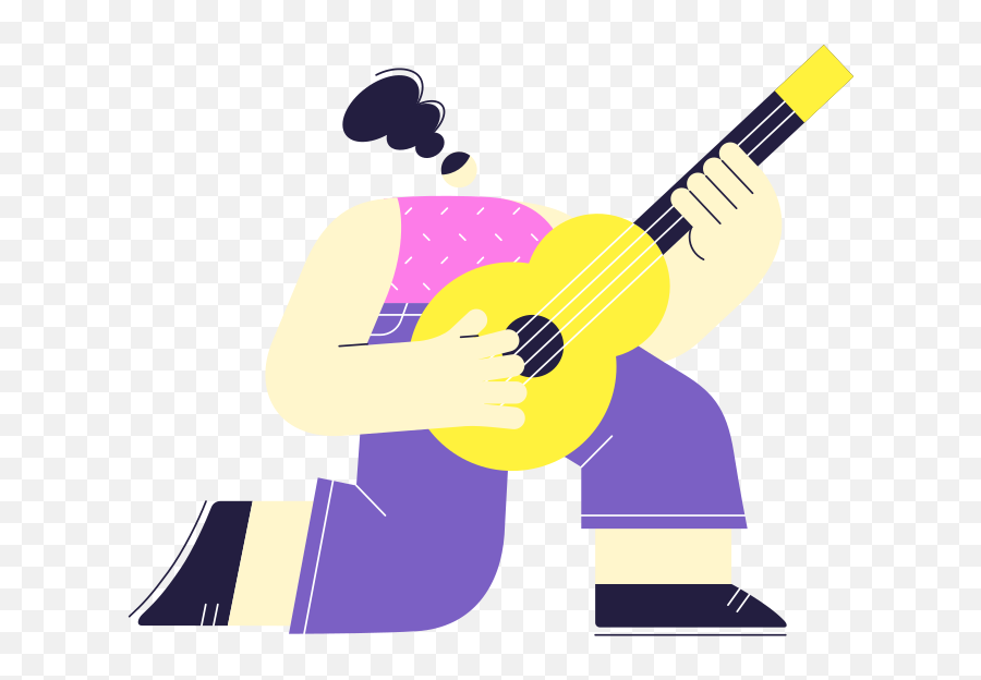 Playing The Guitar Clipart Illustrations U0026 Images In Png And Svg Emoji,Guitar Clipart Png