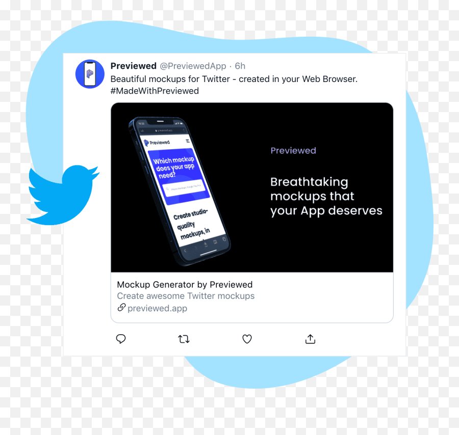 Twitter Mockup Generator - Perfect For Adverts U0026 Tweets Emoji,Twitter App Logo
