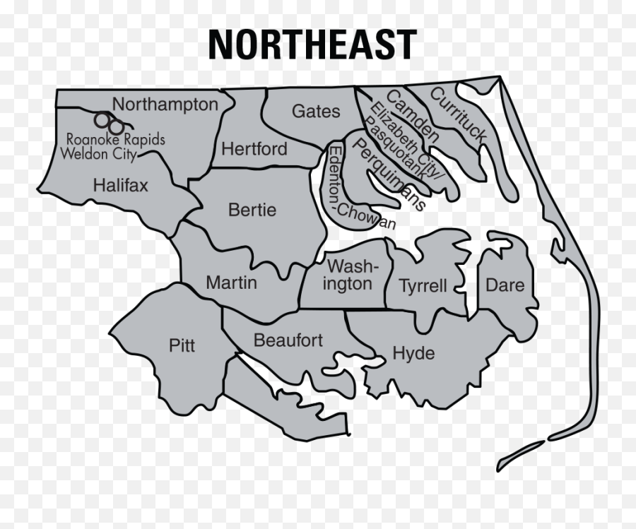 North Carolina School Counselor Association - Northeast Emoji,North Carolina Outline Png