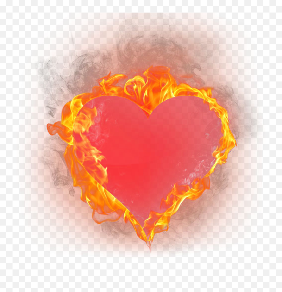 Hd Burning Heart Png Image Free Download - Lovely Emoji,Heart Png