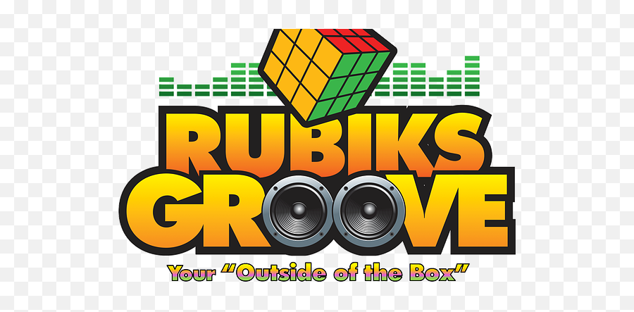 Rg 2019 Logo Colorful Text - Rubiks Groove Logo Full Size Emoji,Rg Logo