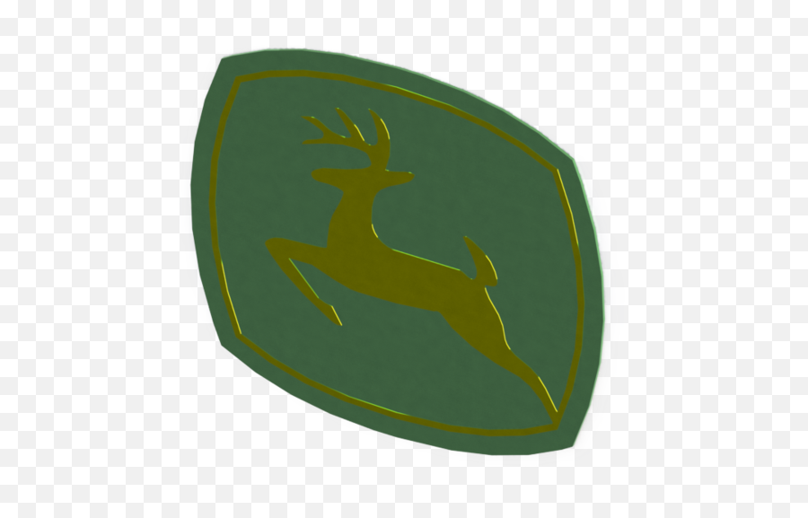 Download Awesome John Deere Logo - Reindeer Emoji,John Deere Logo