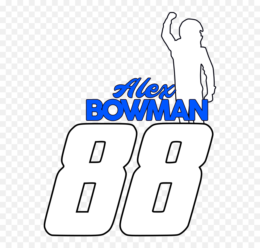 A Bowman Logo I Put Together Tonight Using His Chicago Win - Language Emoji,Nascar Logo