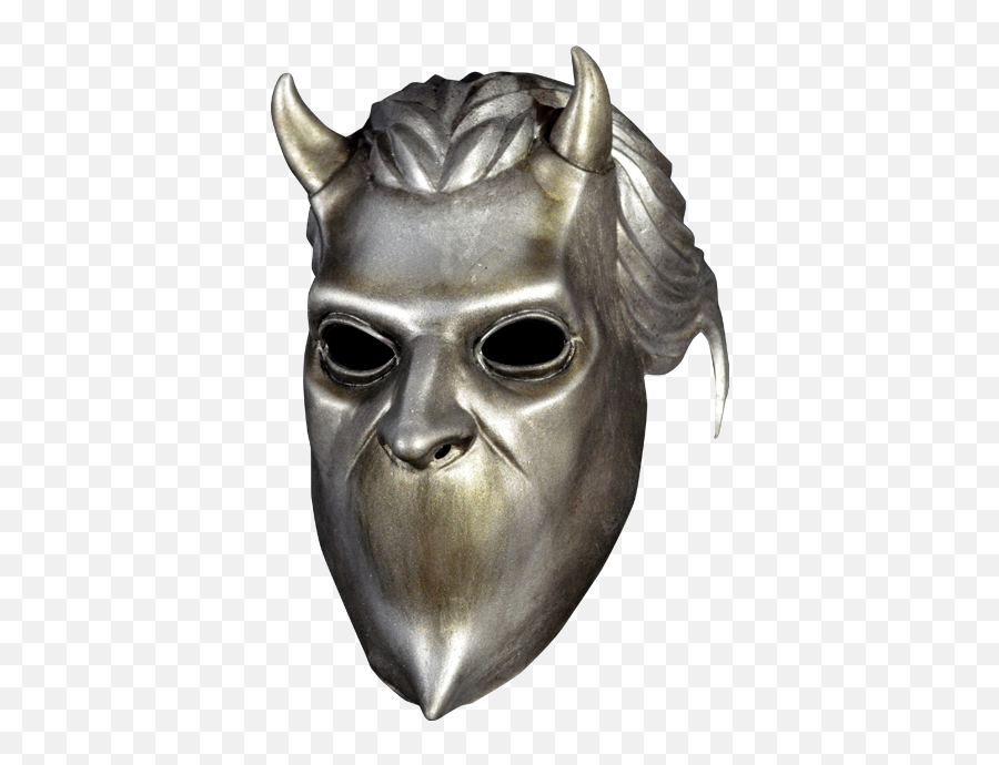 Ghost - Metal Demon Mask Emoji,Ghost Band Logo