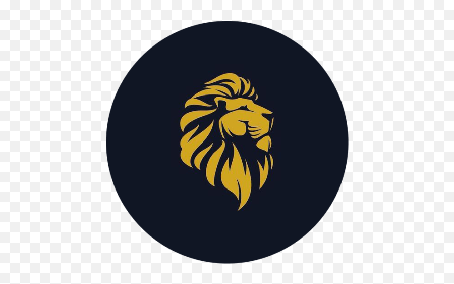 Cropped - Simple Lion Emoji,Lion Head Logo