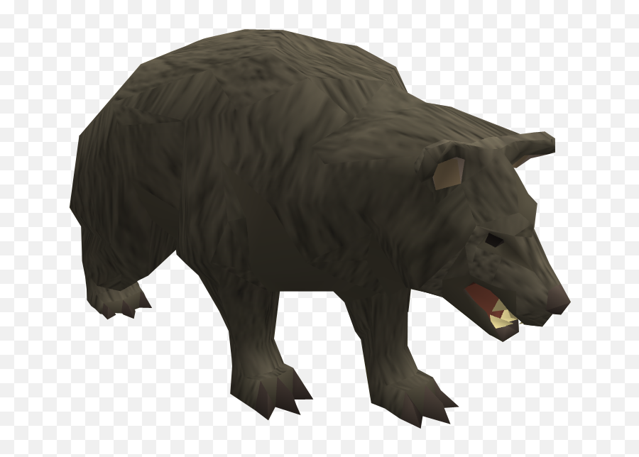 Black Bear - Urso Runescape Emoji,Black Bear Png