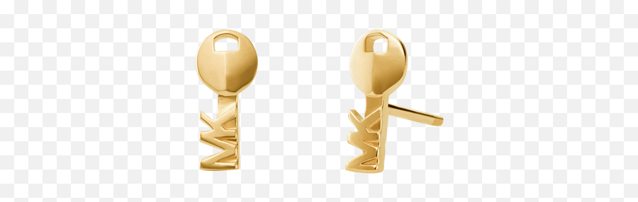 Brincos Michael Kors Logo Key Gold - Michael Kors Key Earrings Emoji,Michael Kors Logo