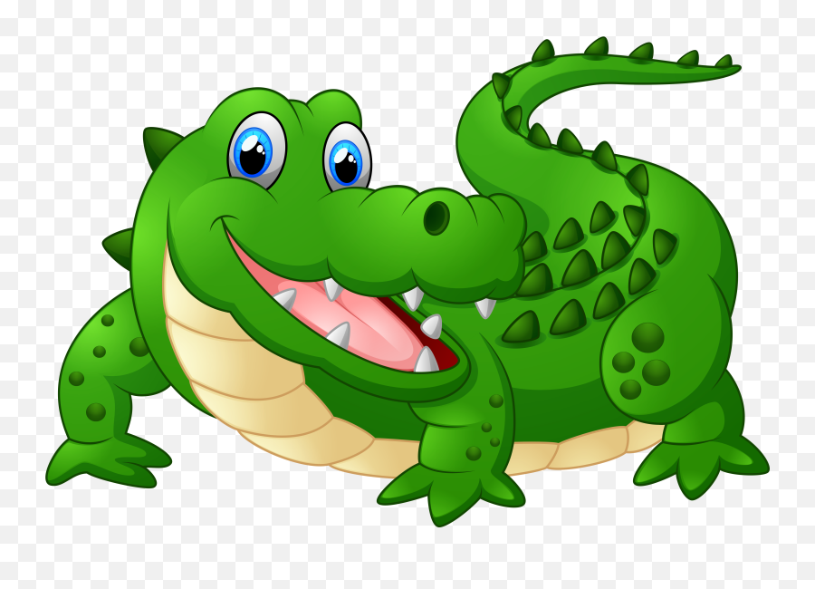 Free Cartoon Alligator Png Download - Alligator Clipart Emoji,Alligator Clipart