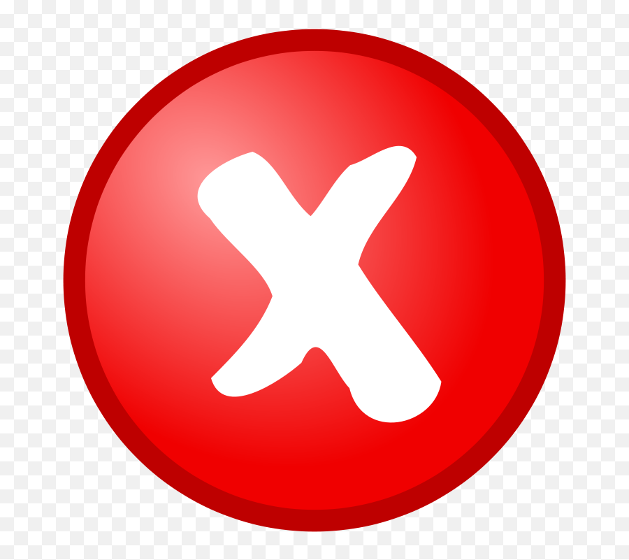 Red Cross Sign - Clipart Best Ok Or Not Icon Emoji,Red X Clipart