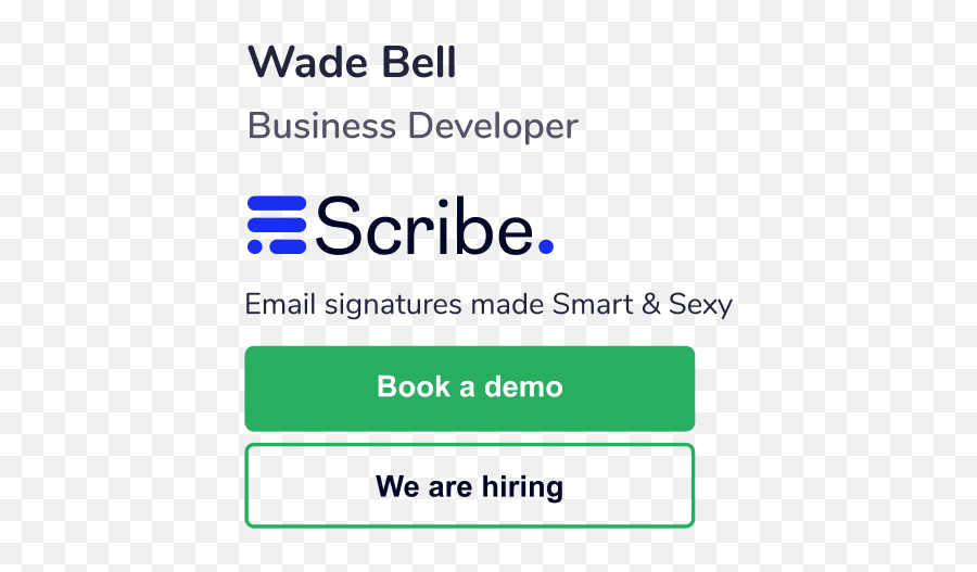 Scribe - Email Signature Made Smart U0026 Sexy Vertical Emoji,How To Add Signature In Gmail With Logo