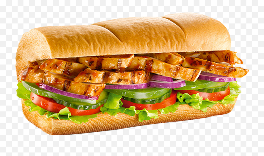 Chicken Teriyaki Sub Sandwich - Subway Food Images In Hd Emoji,Sub Sandwich Png