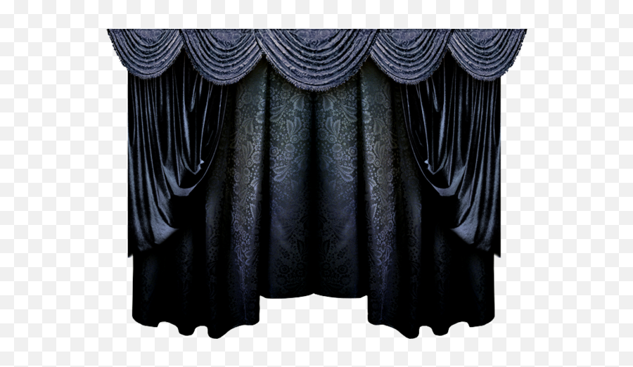 Download Blue Curtains - Theater Curtain Png Image With No Transparent Black Curtains Png Emoji,Curtain Png