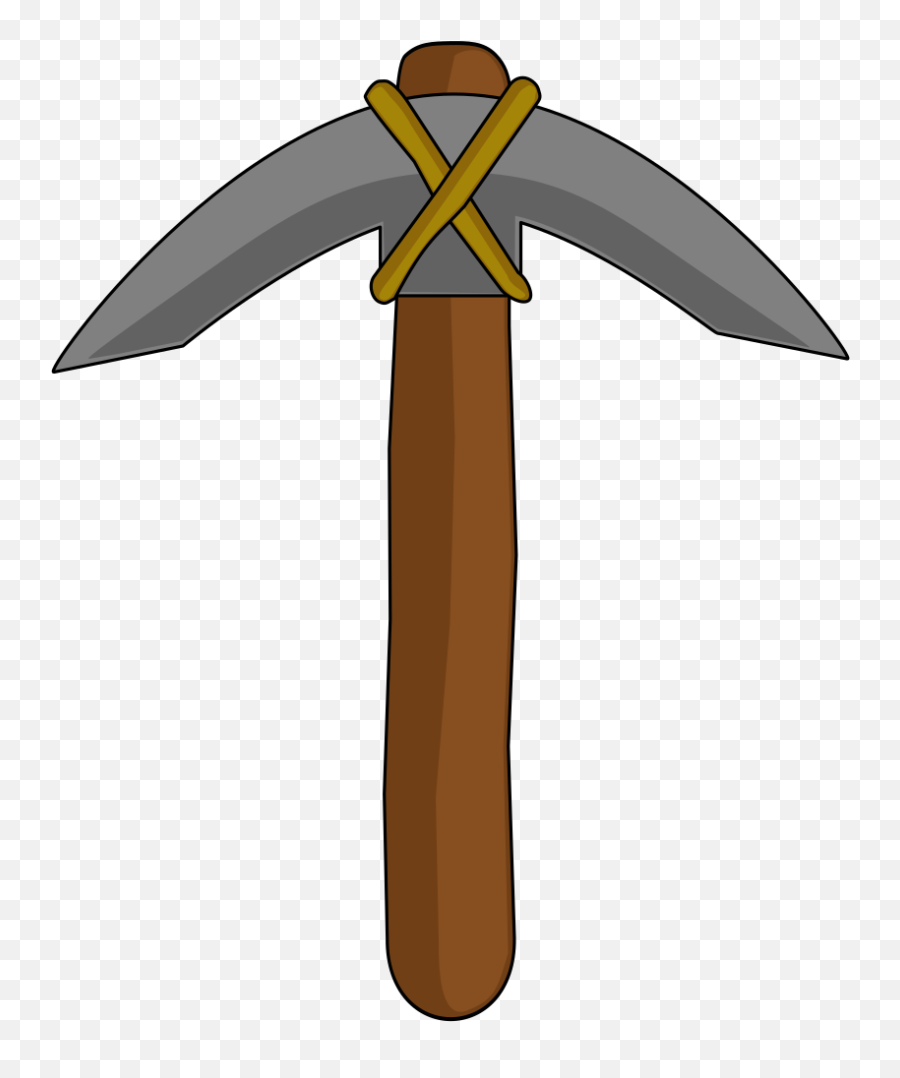 Free Pickaxe Transparent Download Free Pickaxe Transparent - Pickaxe Art Emoji,Minecraft Pickaxe Png