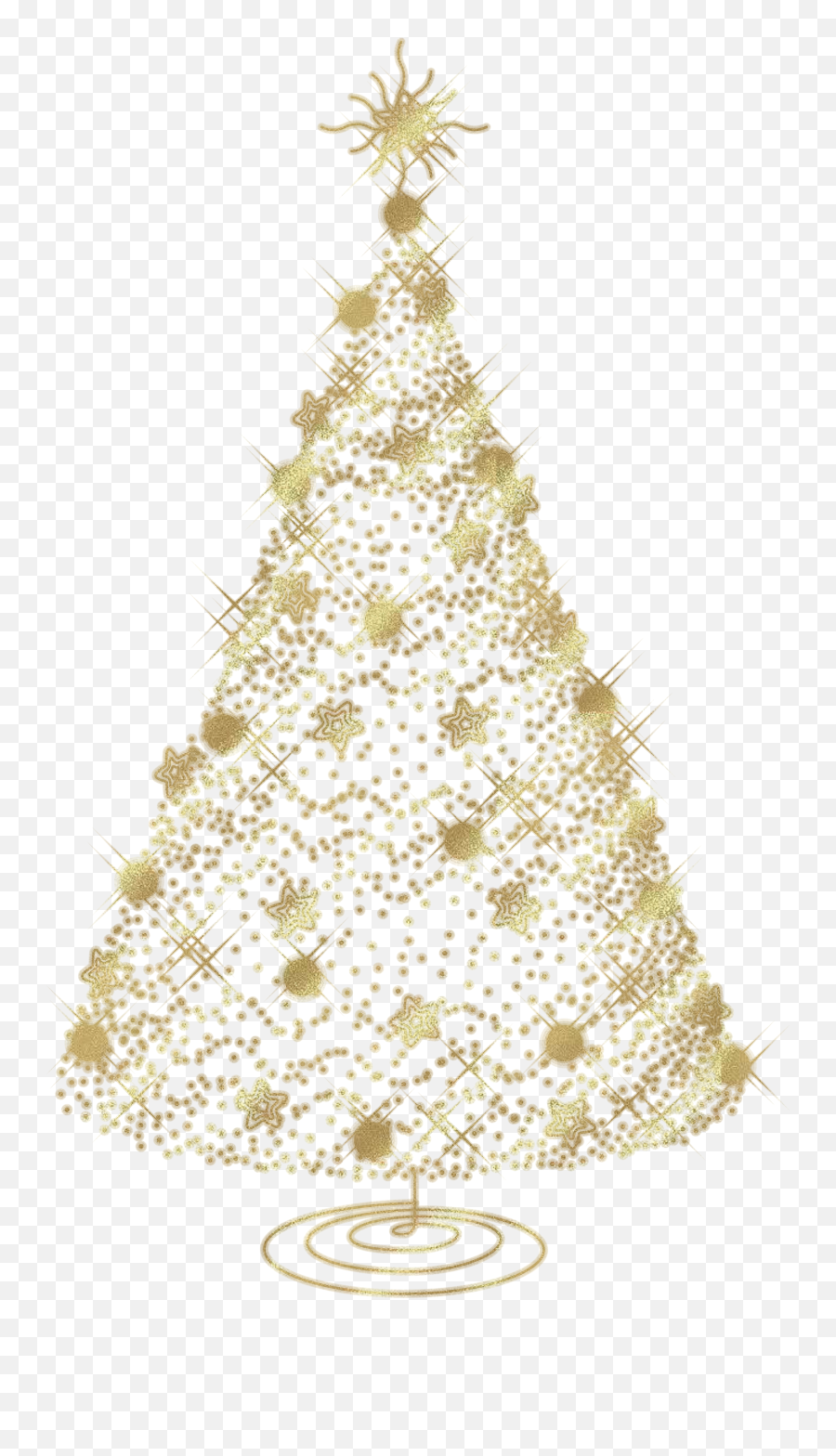 Clipart Music Christmas Tree Clipart - Pretty Christmas Tree Transparent Emoji,Christmas Tree Clipart