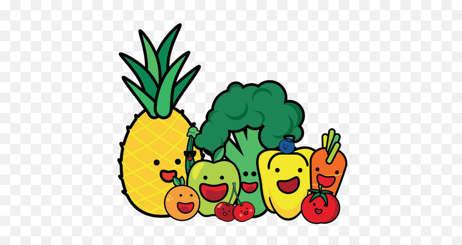 Download Healthy Food Png - Healthy Food Cartoon Png Png Cartoon Healthy Food Transparent Background Emoji,Food Png
