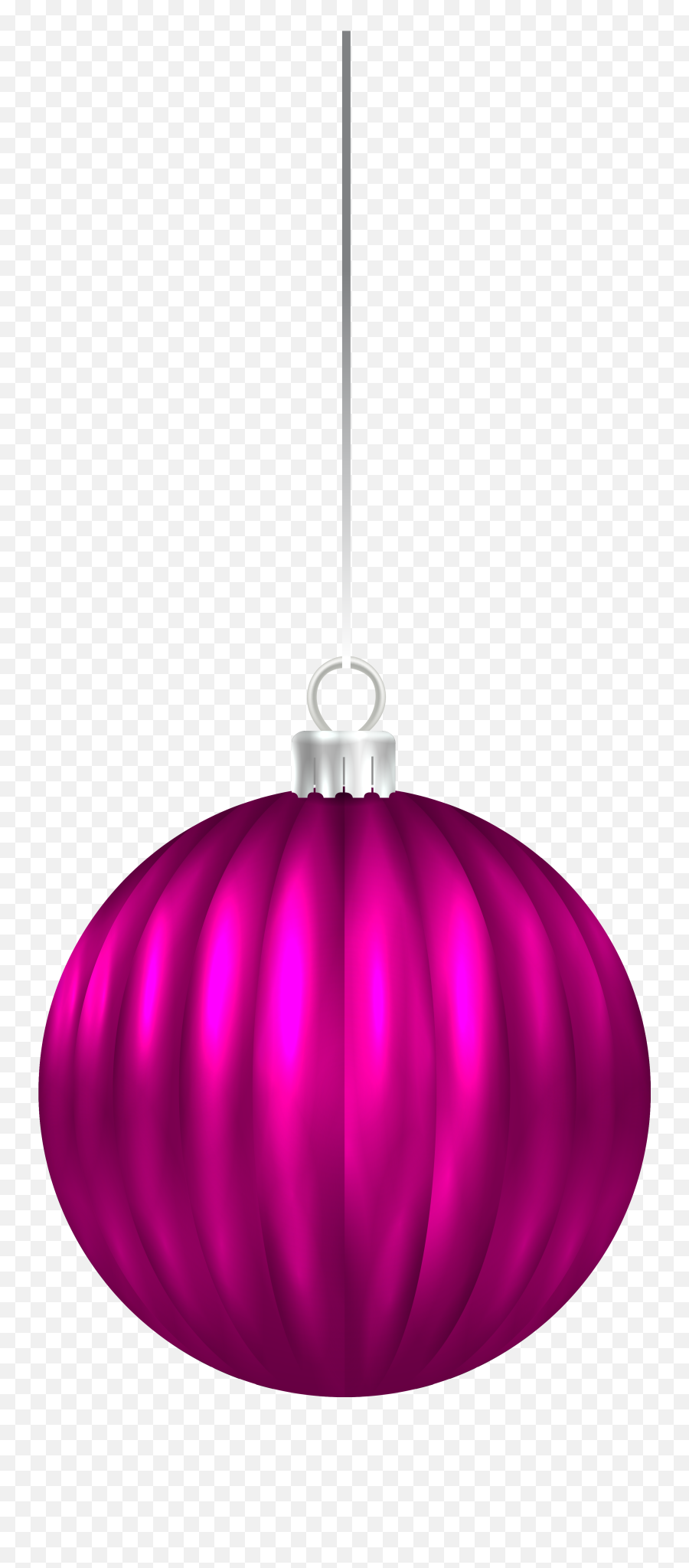 Download Hd Pink Ornament Clipart Vector Transparent - Pink Christmas Ornaments Transparent Emoji,Christmas Ornament Clipart