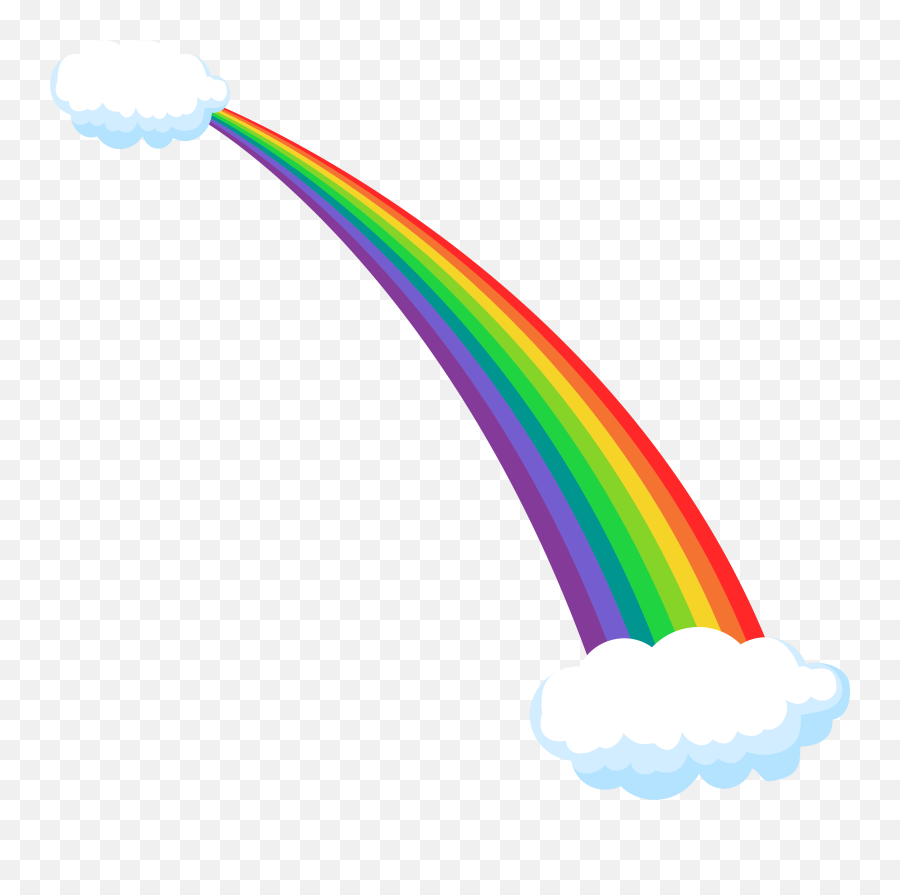 Rainbow - Vertical Emoji,Rainbow Clipart