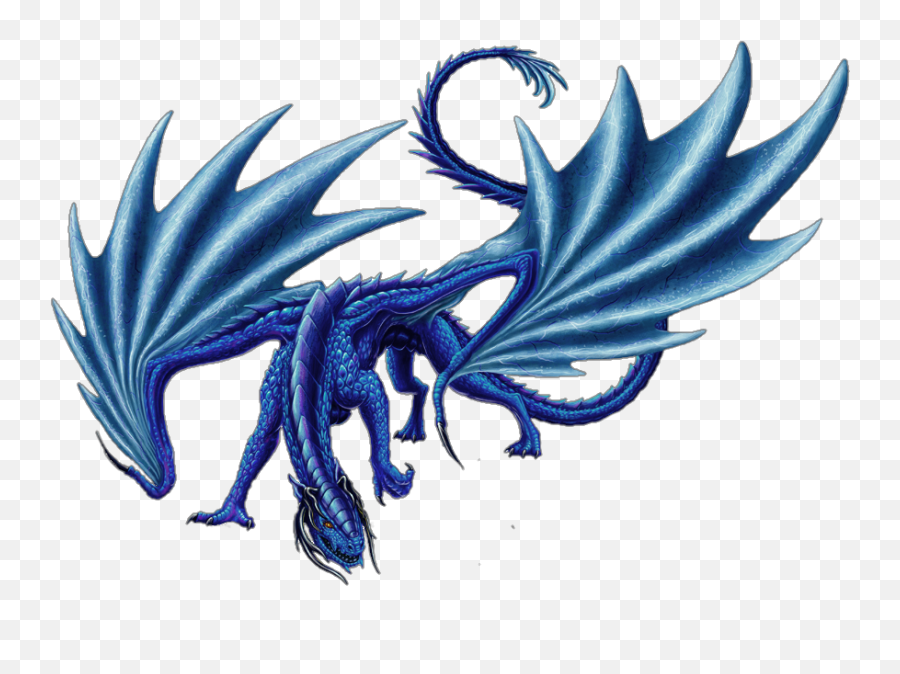 Dragon Wings Fantasy Clipart Sticker - Sapphire Gem Dragon Emoji,Dragon Wings Png