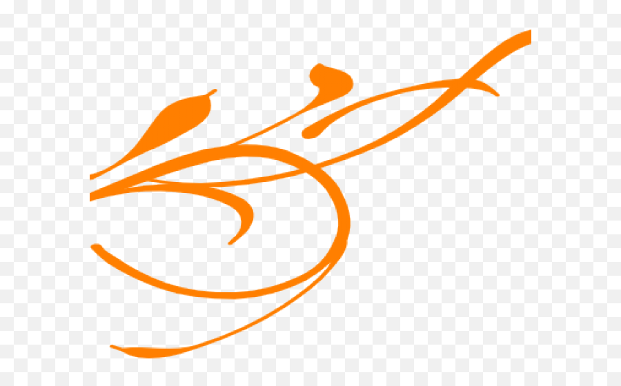 Download Orange Flower Clipart Swirls Emoji,Bills Clipart