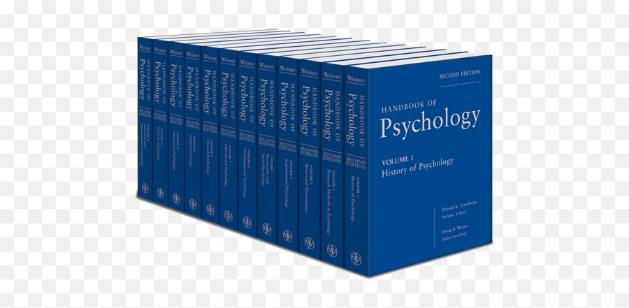 Handbook Of Psychology 12 Volume Set Full Size Png Emoji,Psychology Png
