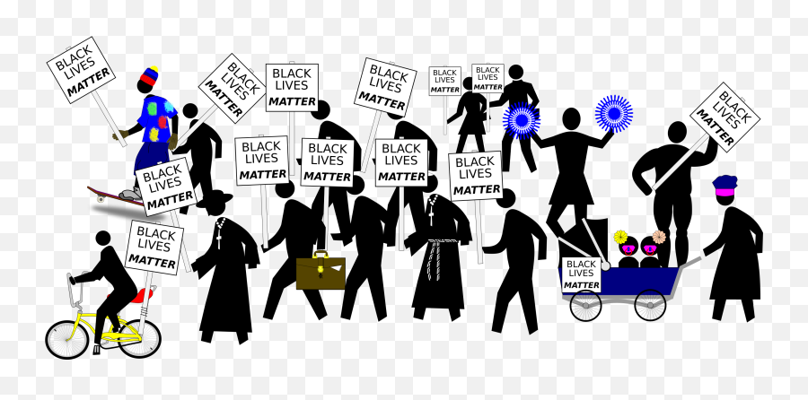 Black Lives Matter Protests Clip Art Image - Clipsafari Emoji,Protesting Clipart