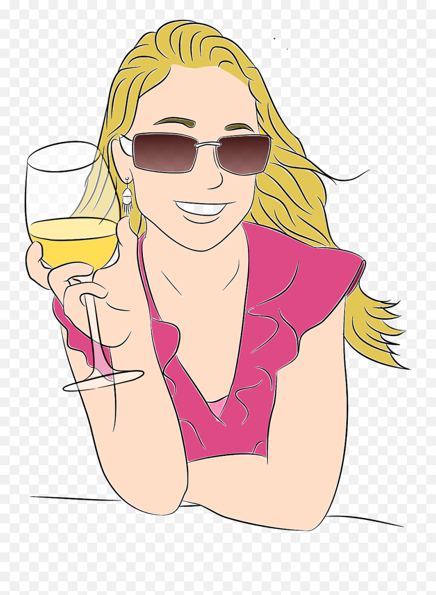 Girl Blonde Relaxed Pretty Png Picpng Emoji,Relaxed Clipart