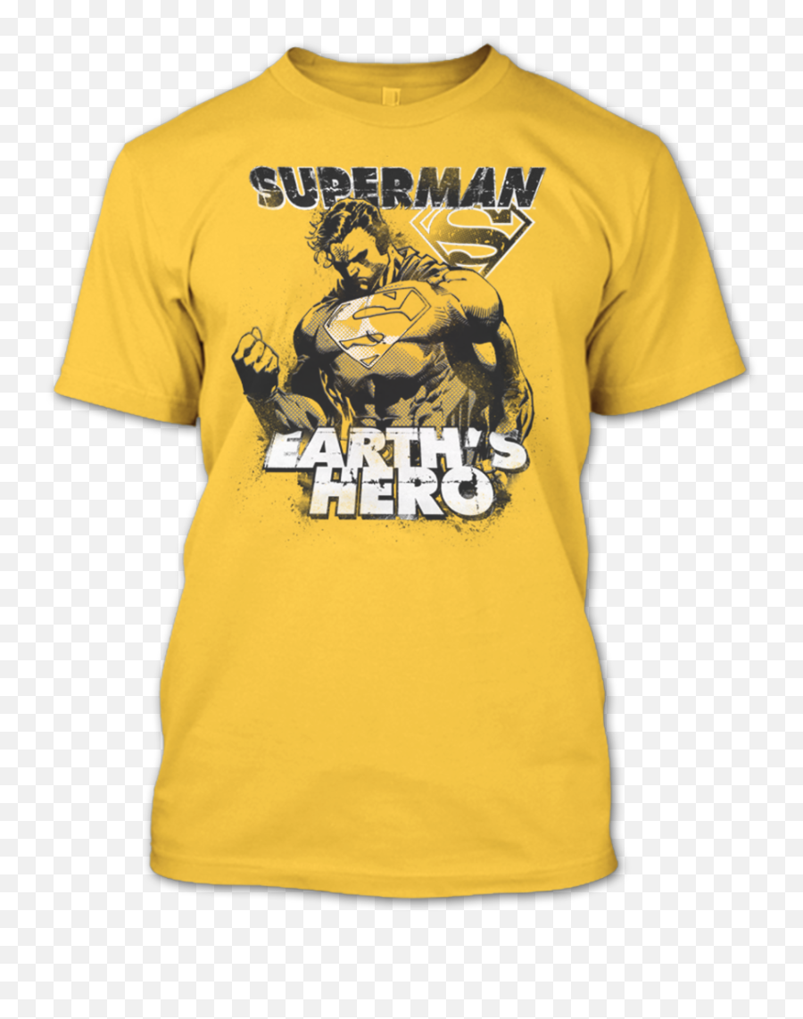 Superman Earthu0027s Hero Superman T Shirt U2013 Premium Fan Store Emoji,Superman Black Logo