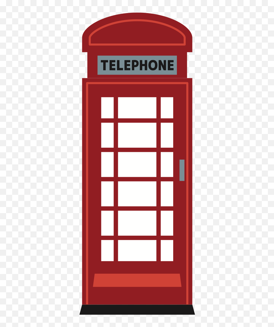 Onlinelabels Clip Art - Red Telephone Box Emoji,Red Rectangle Transparent