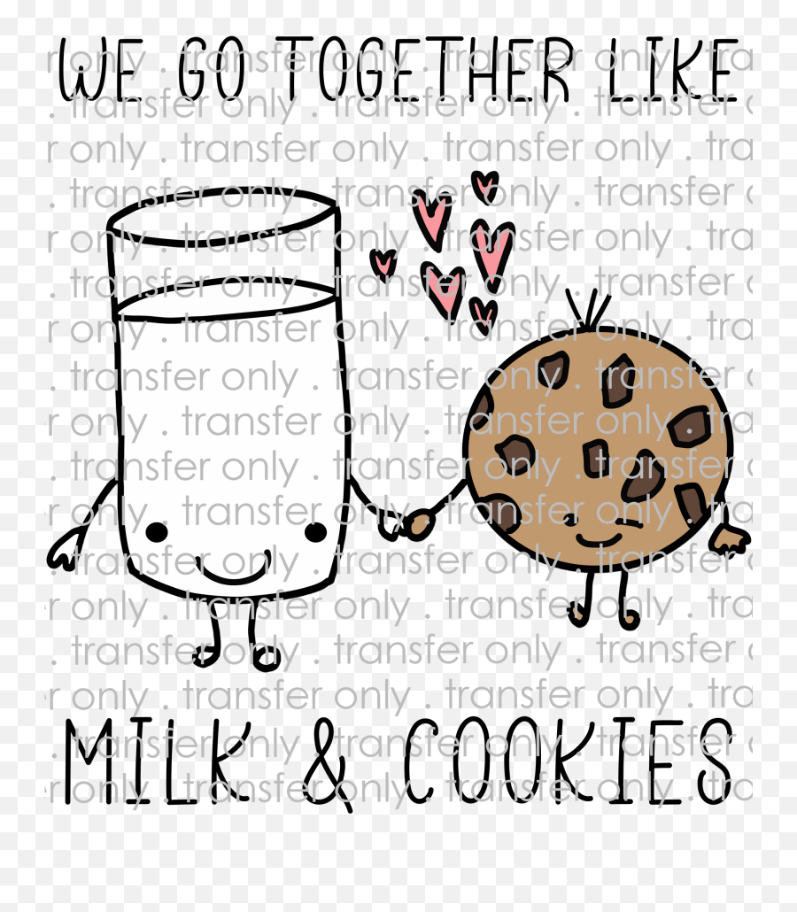 We Go Together Like Milk And Cookies Emoji,Cookies And Milk Clipart