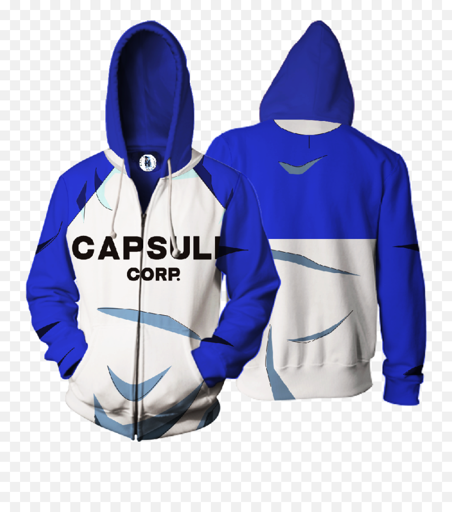 Download Super Saiyan Capsule Corp Armor 3d Print Zip - Hooded Emoji,Capsule Corp Logo