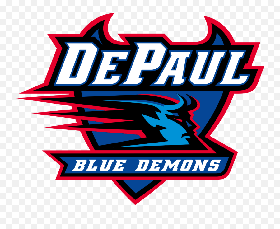 Depaul Blue Demons - Depaul Blue Demons Logo Emoji,Demon Logo