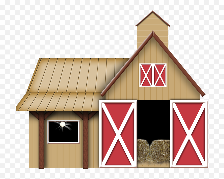 Farm House Png - Barn Drawing Farmhouse Farmer House Barn Transparent Background Emoji,House Png