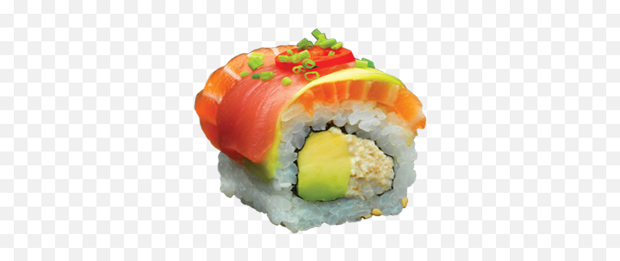 Osaka Japanese Cuisine Memphis - Rainbow Roll Sushi Png Emoji,Sushi Png