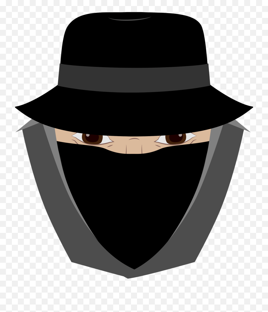 Spy Face Clipart - Costume Hat Emoji,Spy Clipart