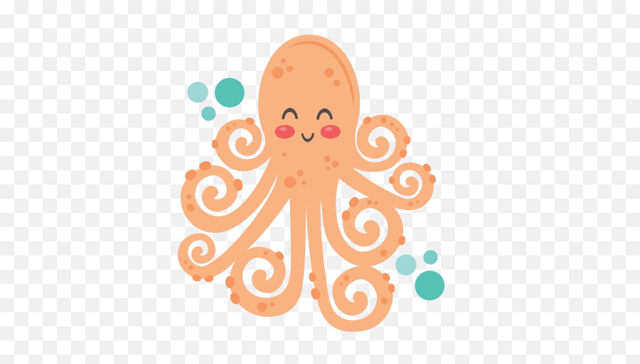 Octopus Cute Clipart Png Png Image With - Transparent Cute Octopus Png Emoji,Octopus Clipart