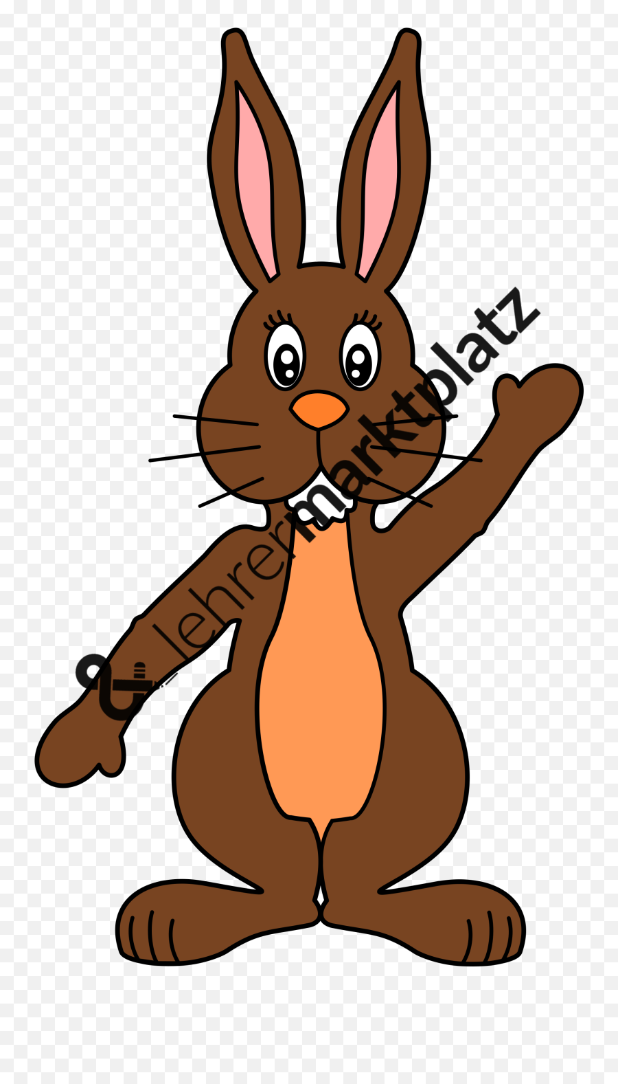 Domestic Rabbit Clipart - Full Size Clipart 4035084 Happy Emoji,Rabbit Clipart