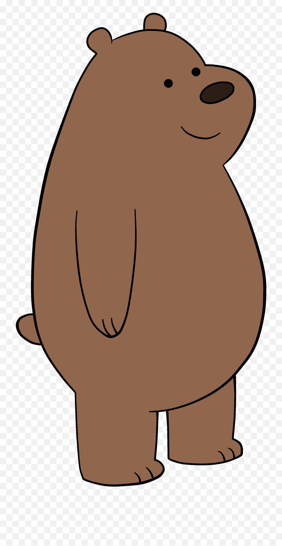 Grizzly - We Bare Bears Drawing Grizzly Emoji,Grizzly Bear Png