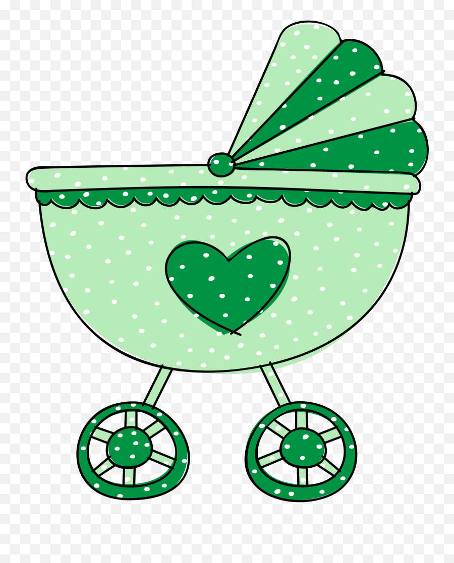 Free And Absolutely The Cutest Baby Shower Clip Art - Tulamama Stroller For Baby Boy Clipart Emoji,Green Clipart