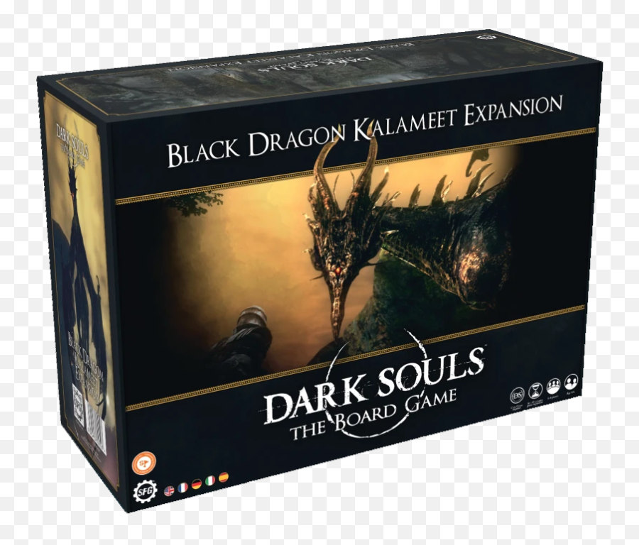 Dark Souls The Board Game U2013 Black Dragon Kalameet Boss Expansion Emoji,Dark Souls Boss Health Bar Png