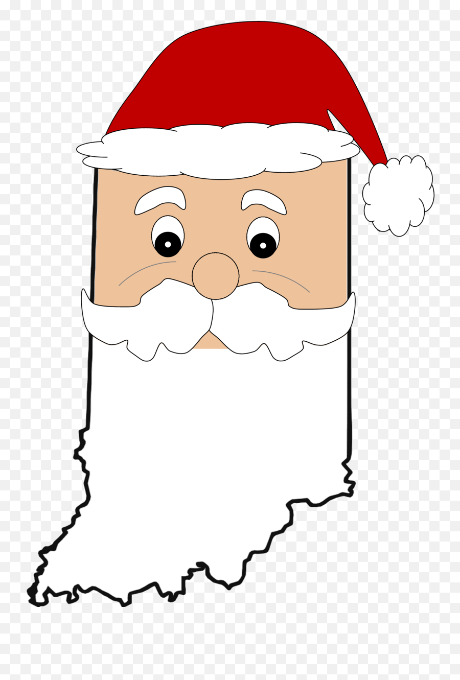 Santa Claus Indiana Clipart - Santa Claus Emoji,Indiana Clipart