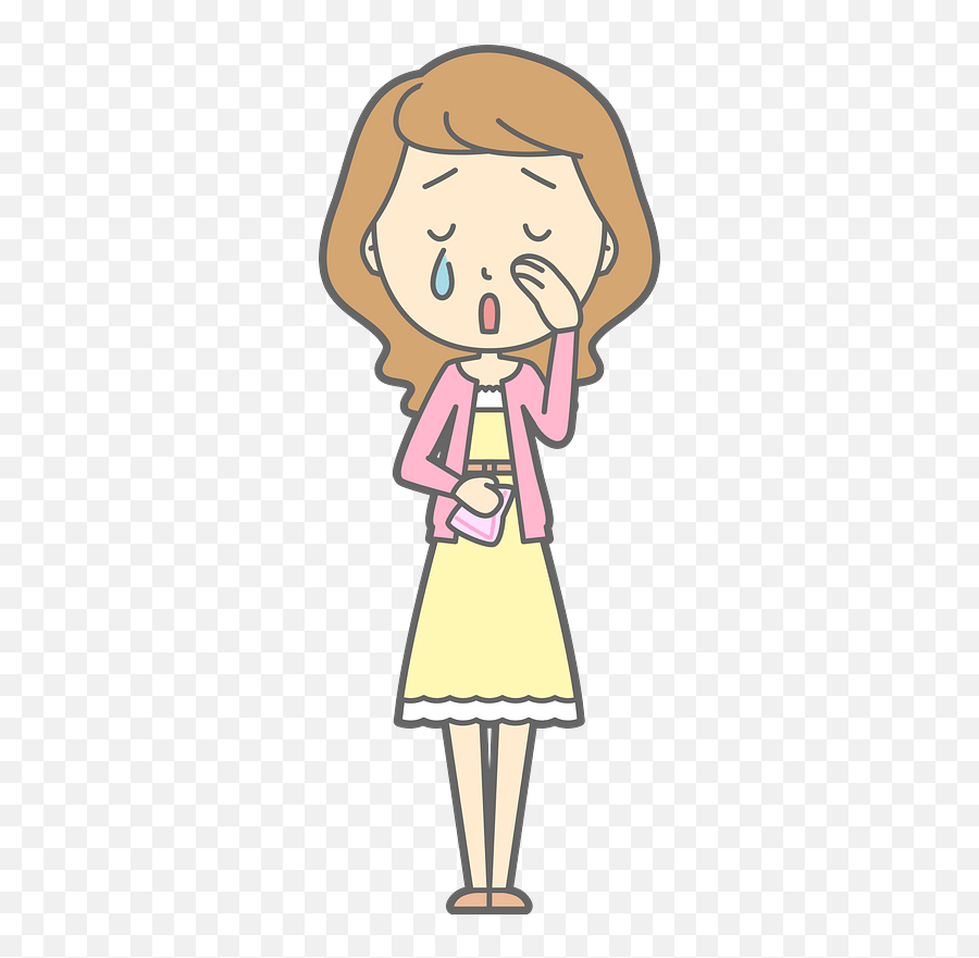 Amy Woman Is Crying Tears Clipart Free Download - Mama Triste Dibujo Emoji,Tears Clipart