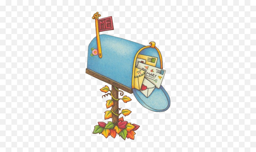 Download Mailbox Mary Englebreit - Fall Mail Box Clip Art Emoji,Mary Poppins Clipart