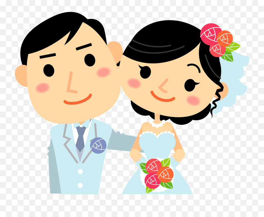 Wedding - Bride And Groom Clipart Free Download Transparent Emoji,Groom Clipart