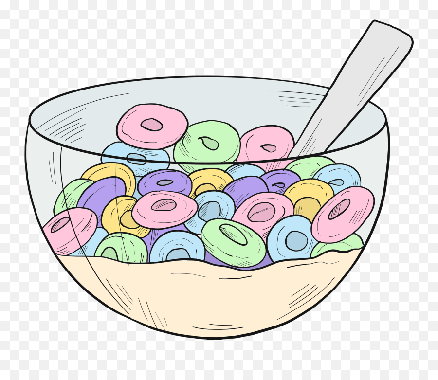Cereal Clipart - Mixing Bowl Emoji,Cereal Clipart